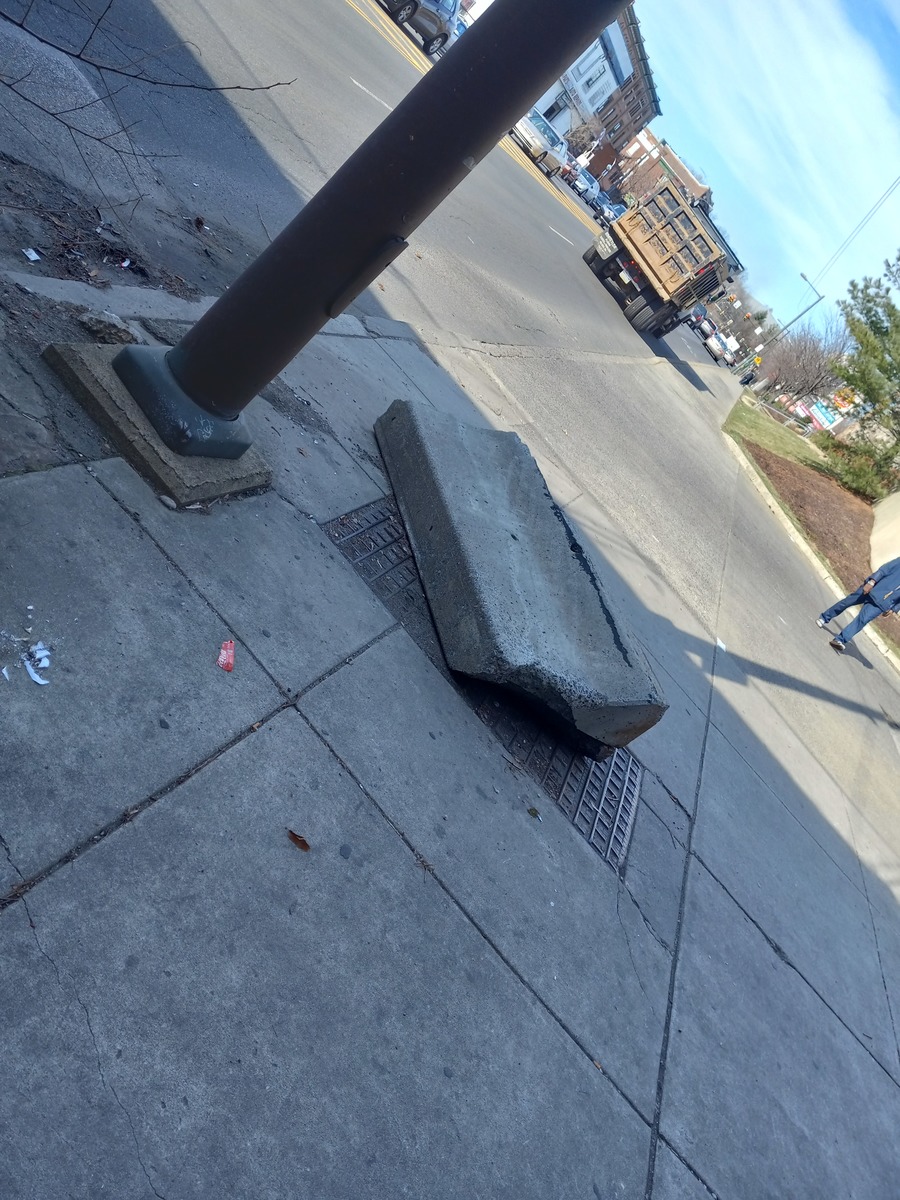 Photographic documentation of the work as submitted to the city's 311 record.