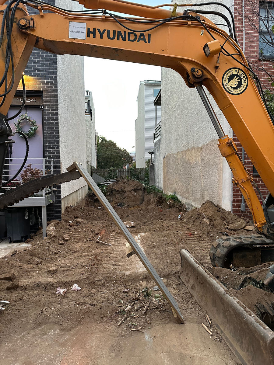 Photographic documentation of the work as submitted to the city's 311 record.