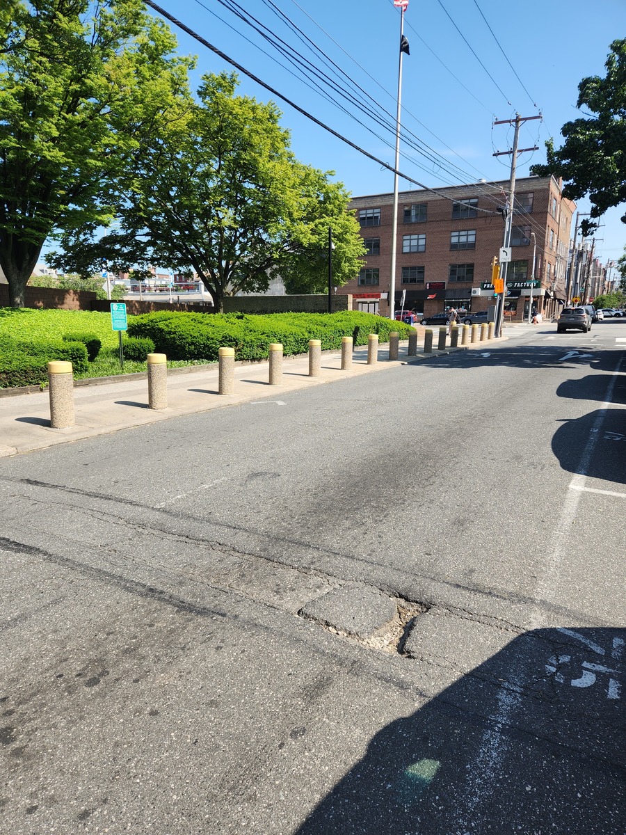 Photographic documentation of the work as submitted to the city's 311 record.