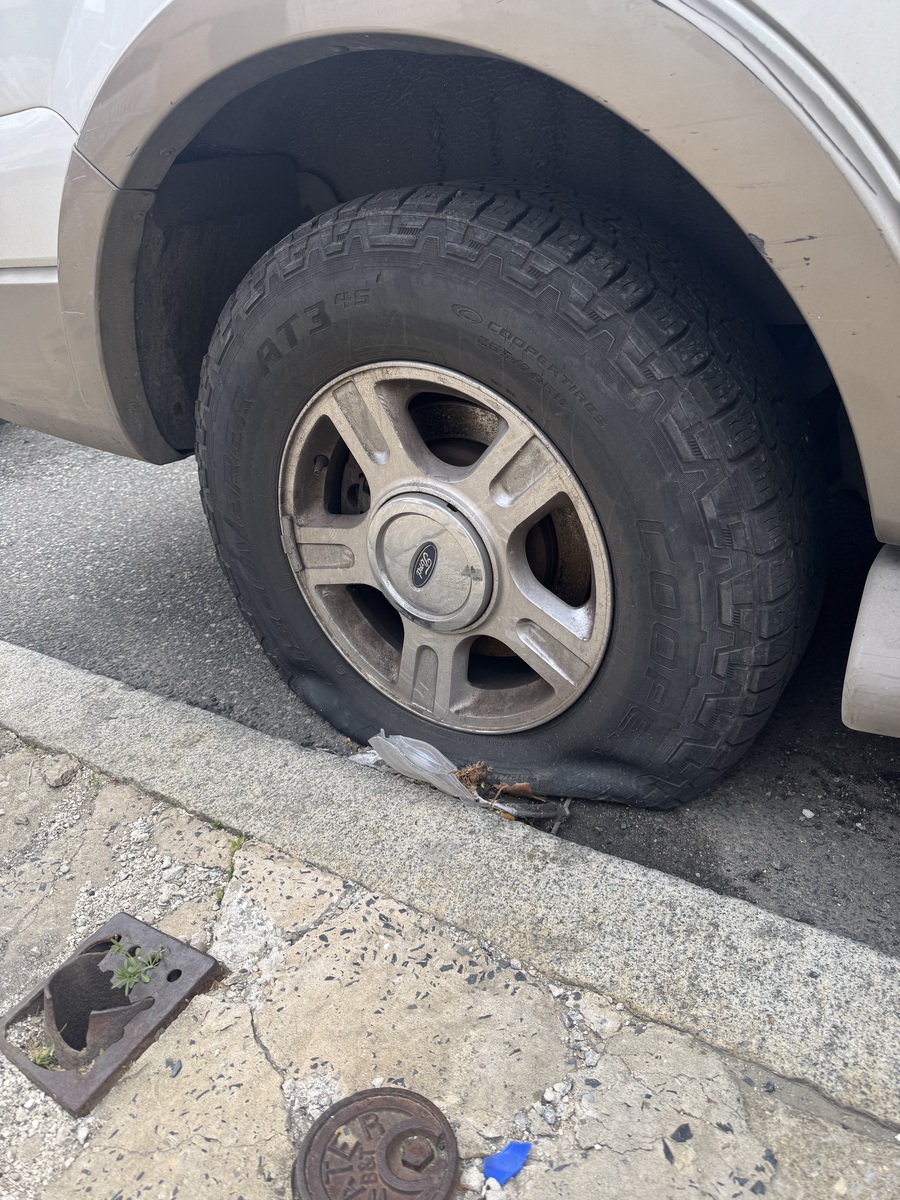 Photographic documentation of the work as submitted to the city's 311 record.