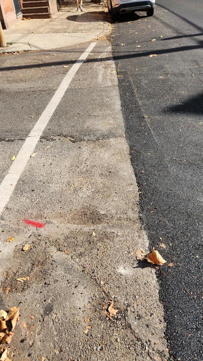 Photographic documentation of the work as submitted to the city's 311 record.