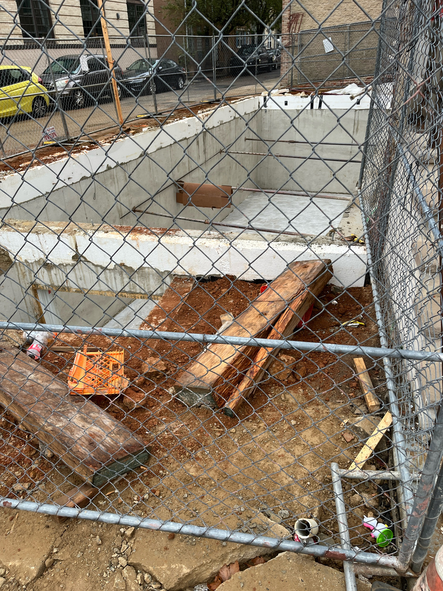 Photographic documentation of the work as submitted to the city's 311 record.