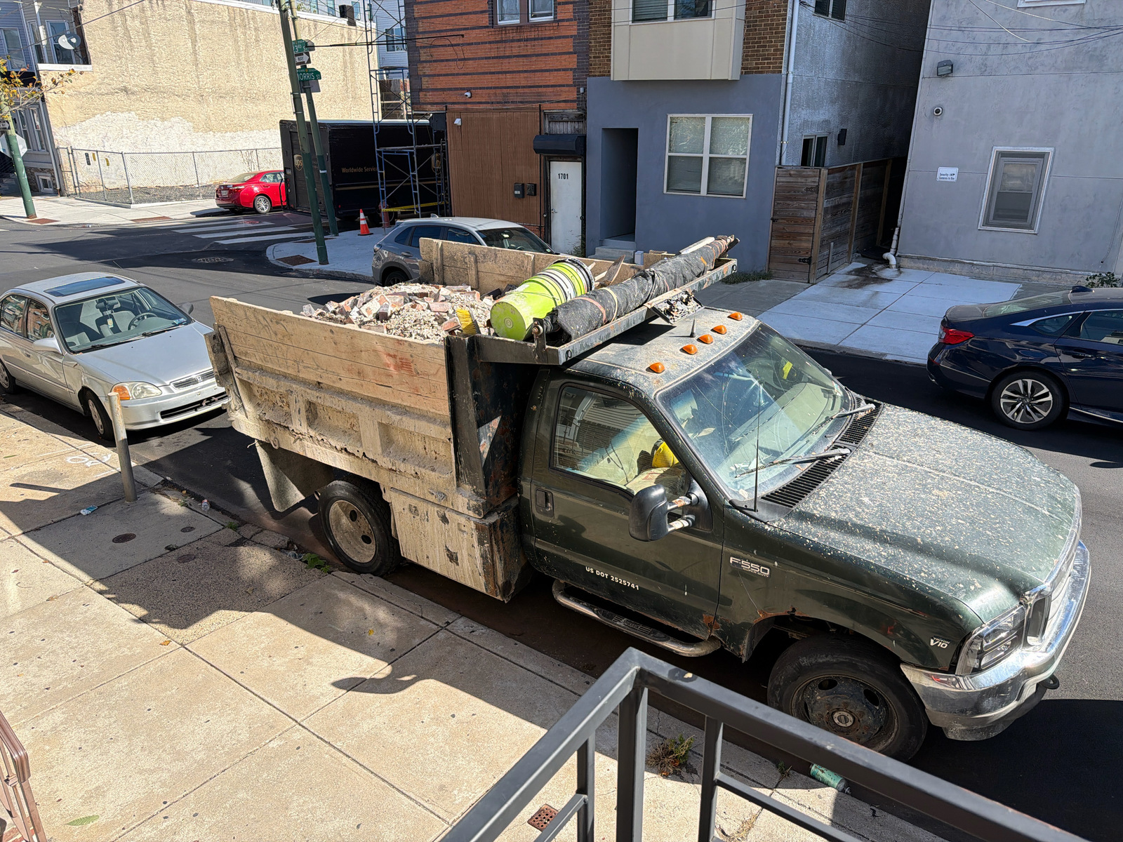 Photographic documentation of the work as submitted to the city's 311 record.