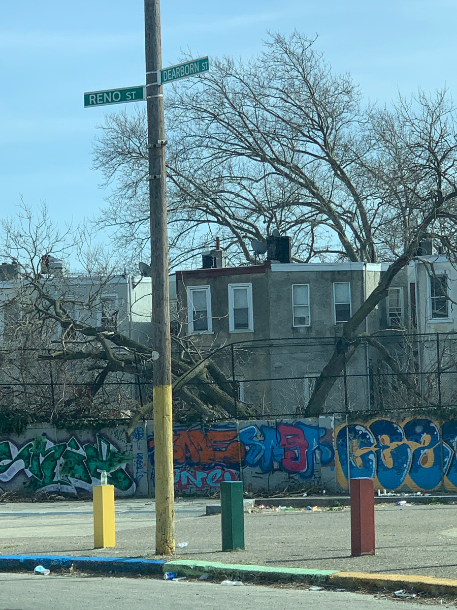 Photographic documentation of the work as submitted to the city's 311 record.