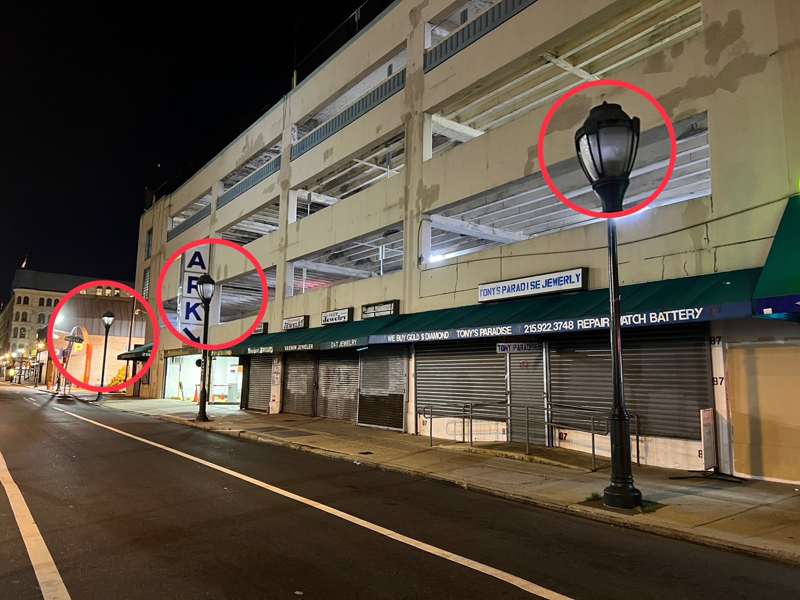 Photographic documentation of the work as submitted to the city's 311 record.