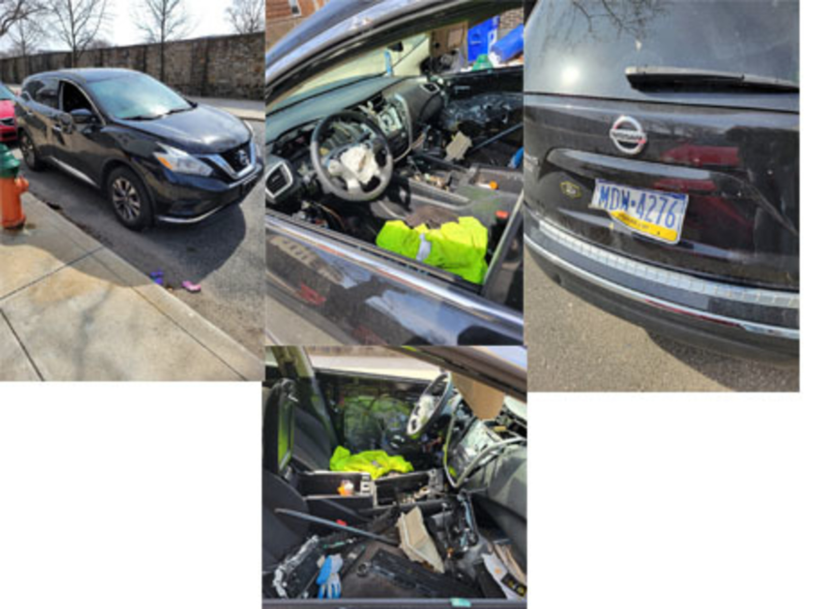 Photographic documentation of the work as submitted to the city's 311 record.