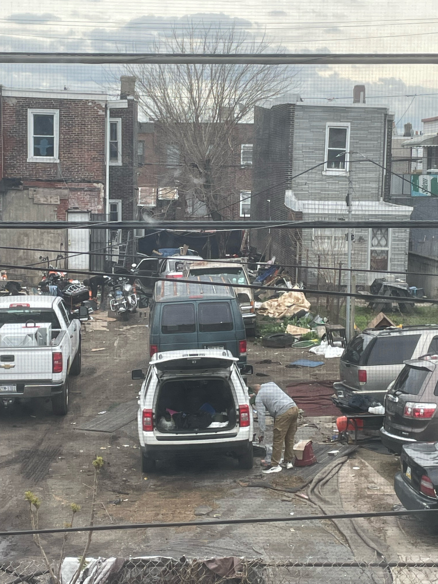 Photographic documentation of the work as submitted to the city's 311 record.