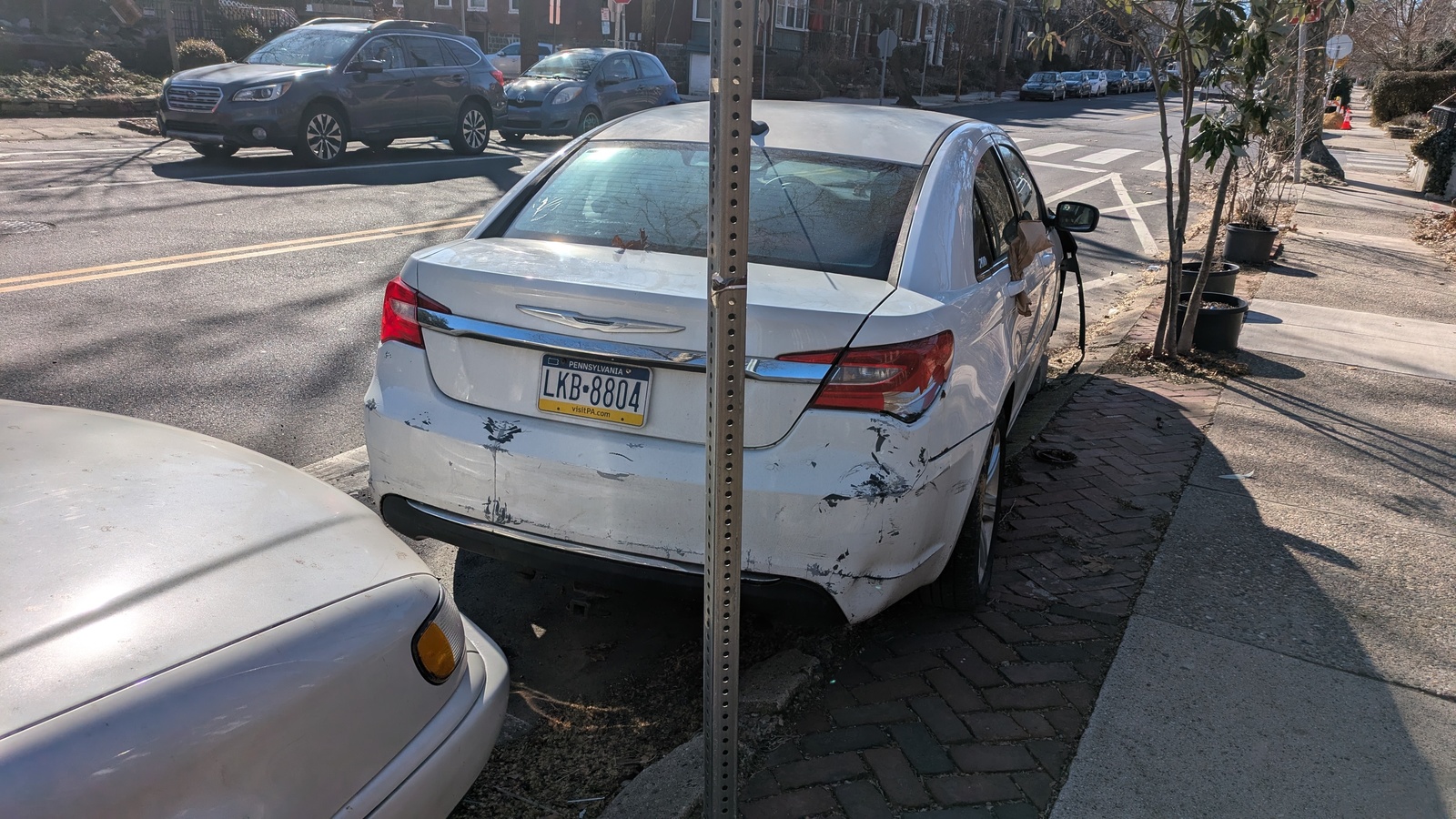 Photographic documentation of the work as submitted to the city's 311 record.