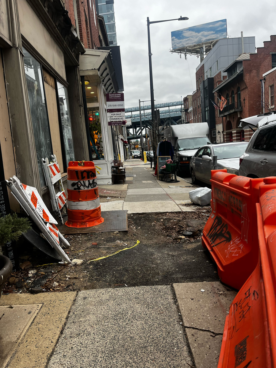 Photographic documentation of the work as submitted to the city's 311 record.