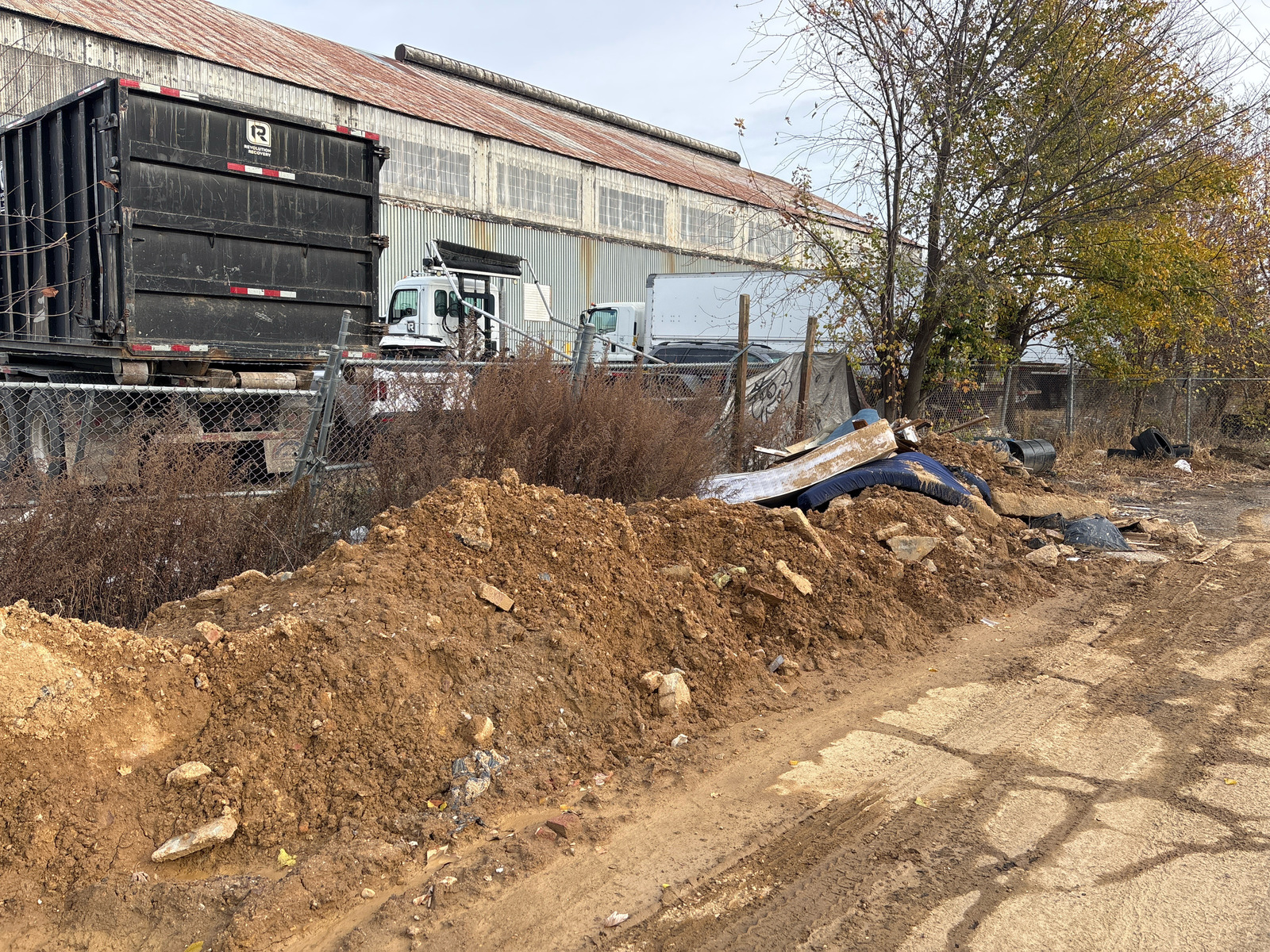 Photographic documentation of the work as submitted to the city's 311 record.