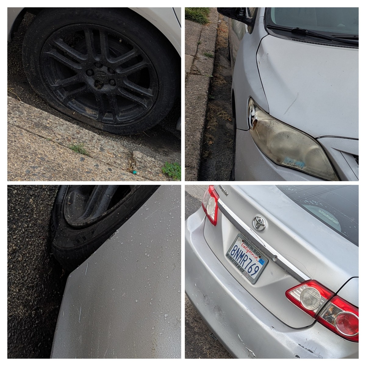 Photographic documentation of the work as submitted to the city's 311 record.