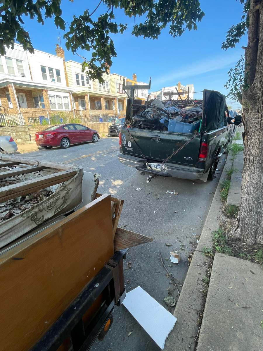 Photographic documentation of the work as submitted to the city's 311 record.