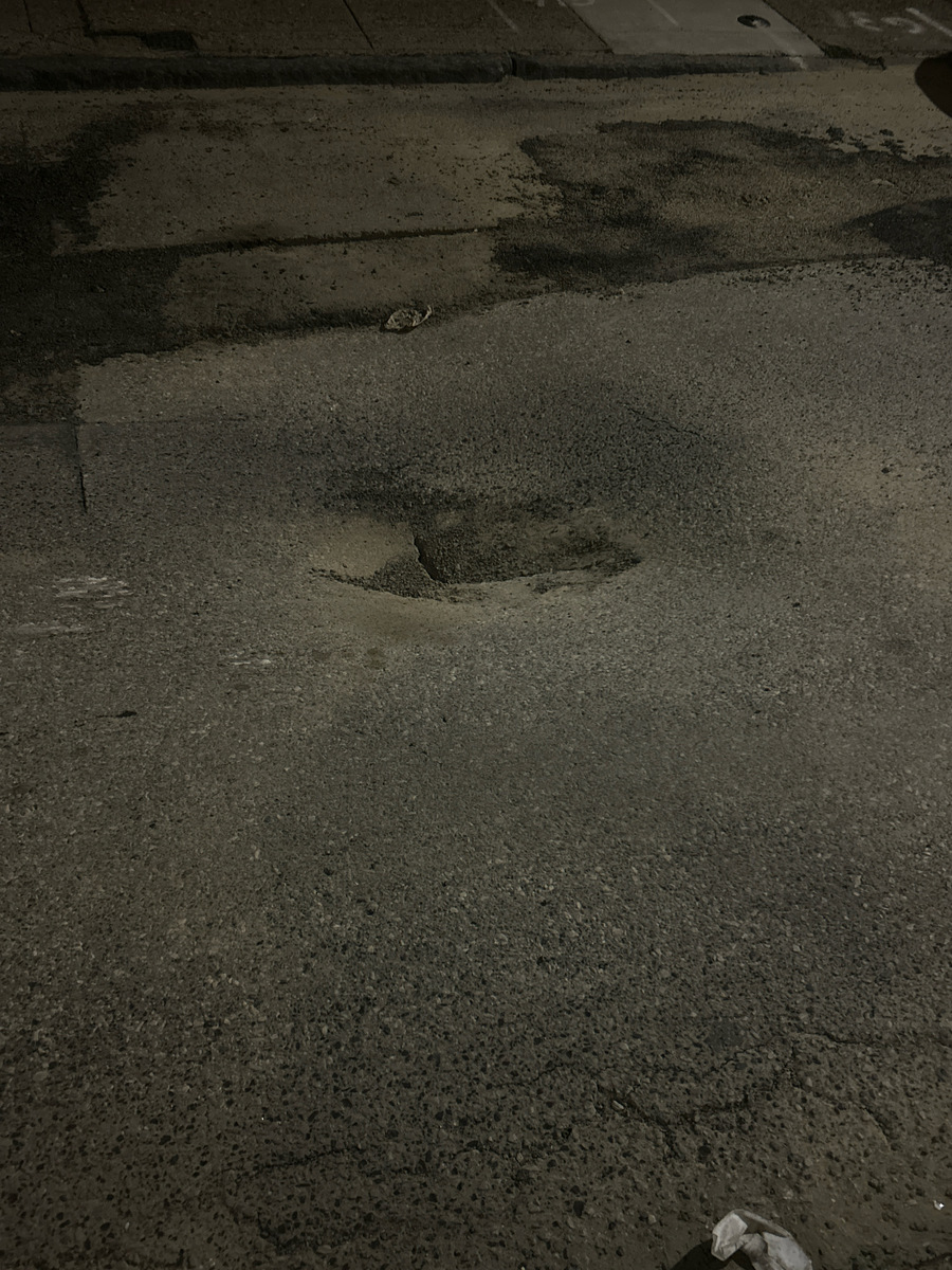 Photographic documentation of the work as submitted to the city's 311 record.