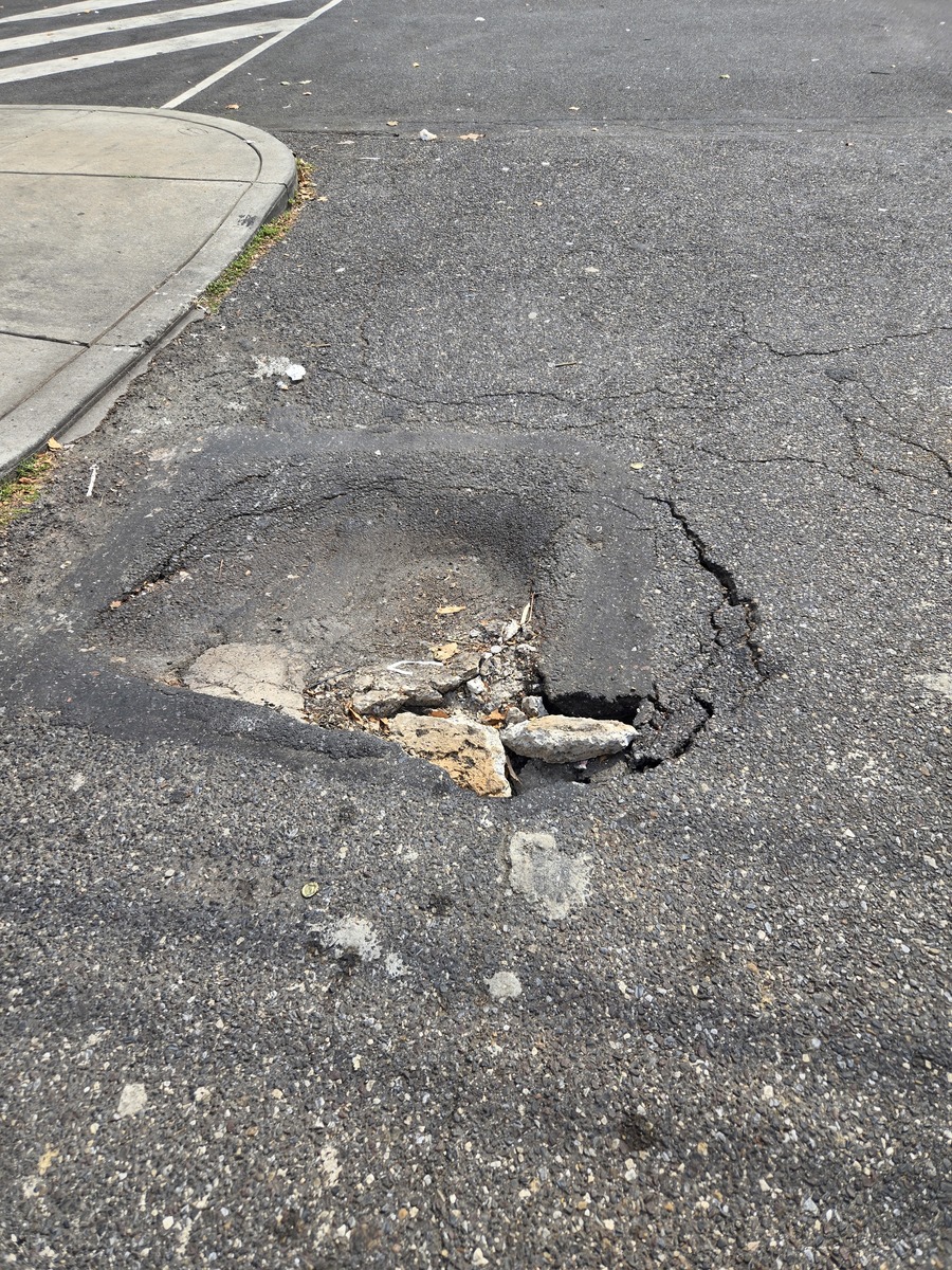 Photographic documentation of the work as submitted to the city's 311 record.