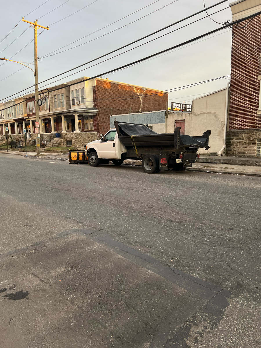 Photographic documentation of the work as submitted to the city's 311 record.