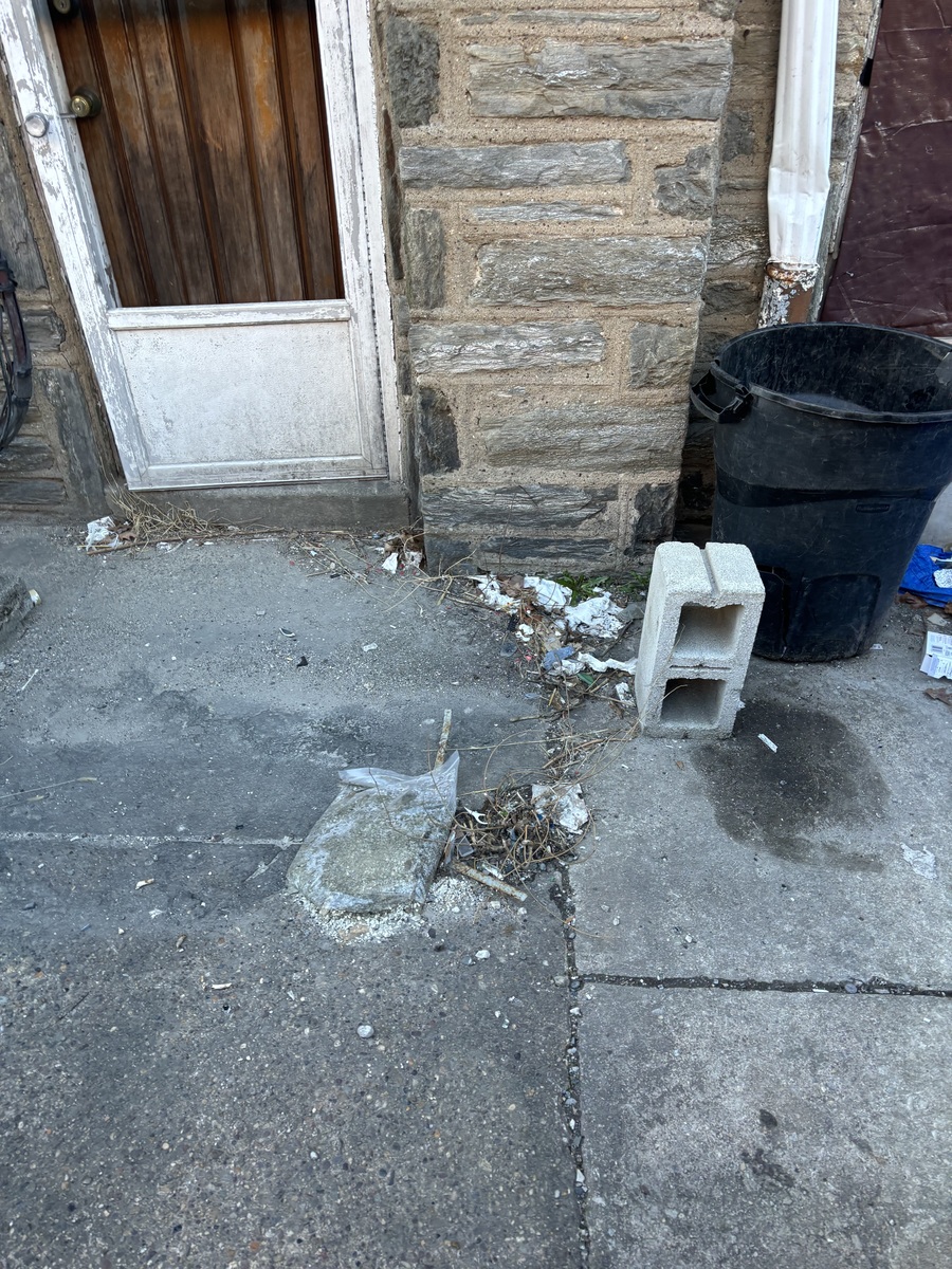 Photographic documentation of the work as submitted to the city's 311 record.
