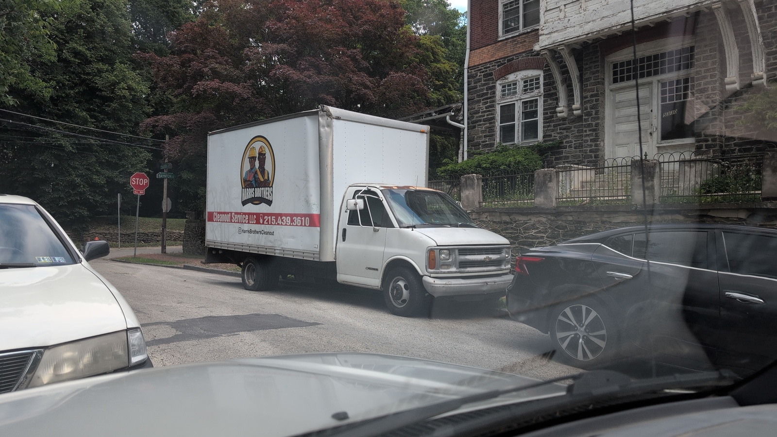 Photographic documentation of the work as submitted to the city's 311 record.