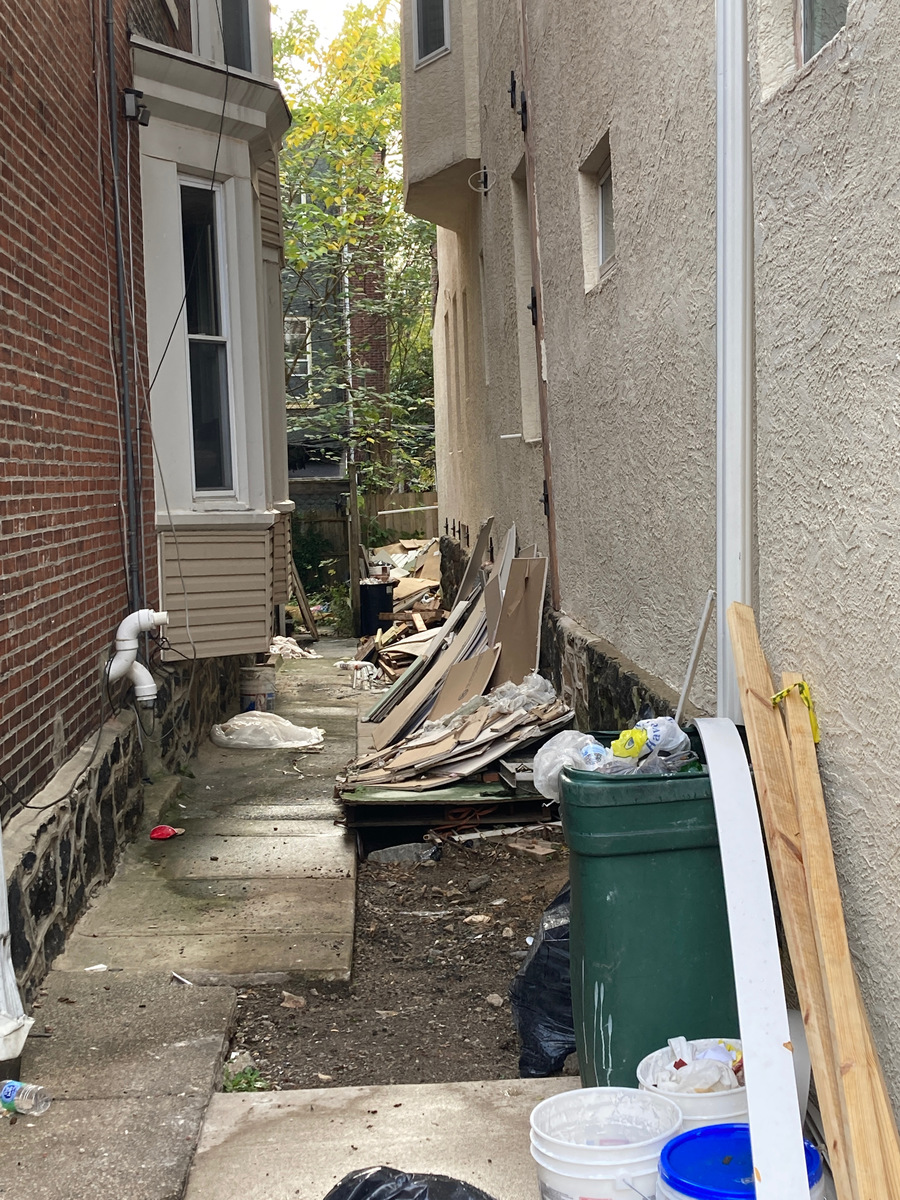 Photographic documentation of the work as submitted to the city's 311 record.