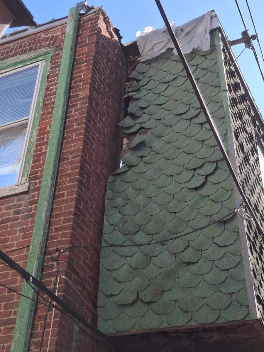 Photographic documentation of the work as submitted to the city's 311 record.