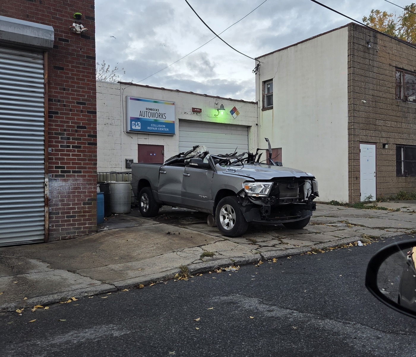 Photographic documentation of the work as submitted to the city's 311 record.