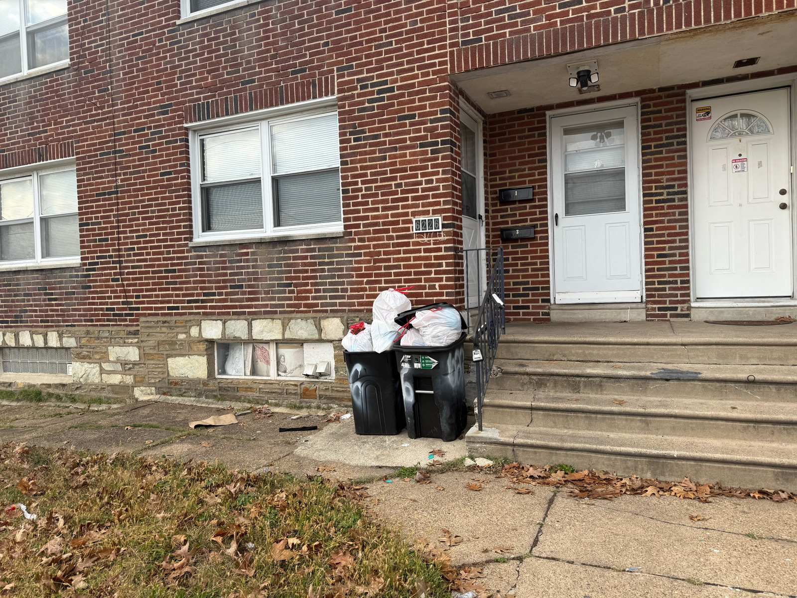 Photographic documentation of the work as submitted to the city's 311 record.