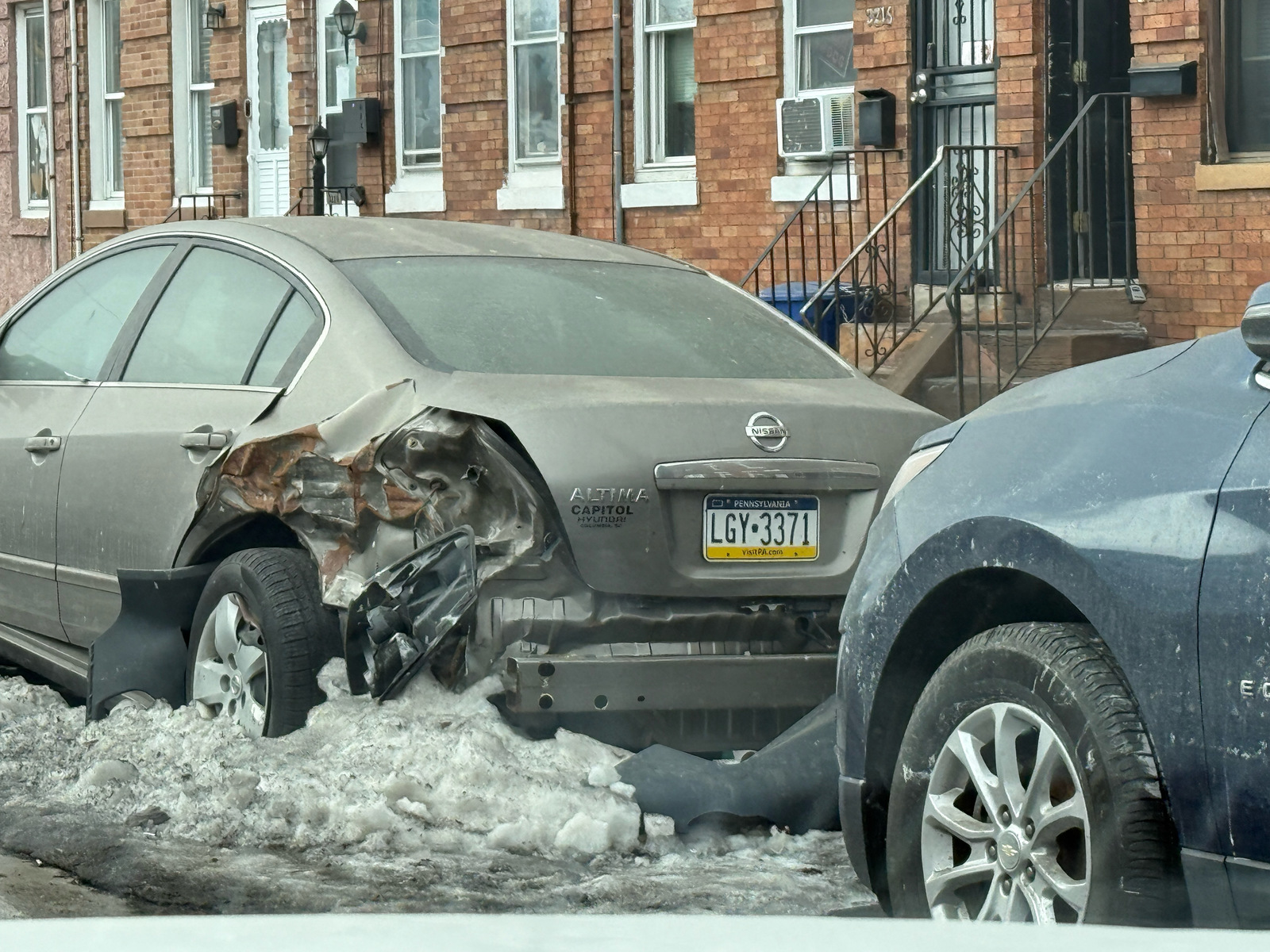 Photographic documentation of the work as submitted to the city's 311 record.