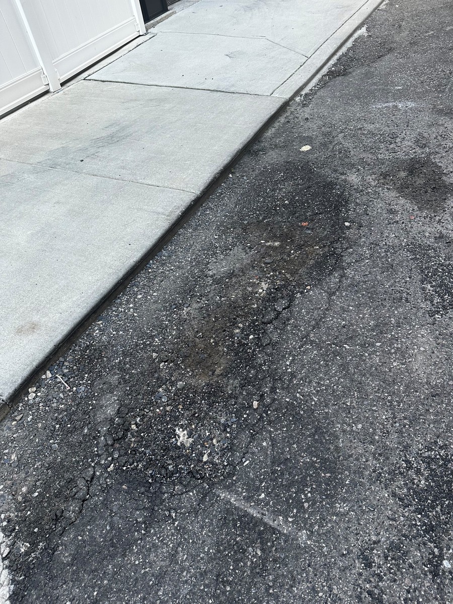Photographic documentation of the work as submitted to the city's 311 record.