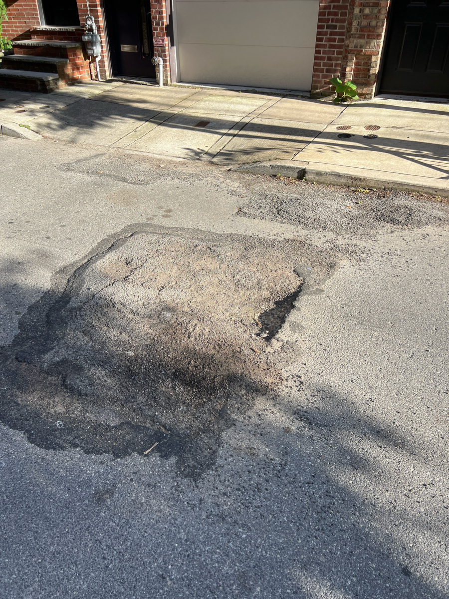 Photographic documentation of the work as submitted to the city's 311 record.