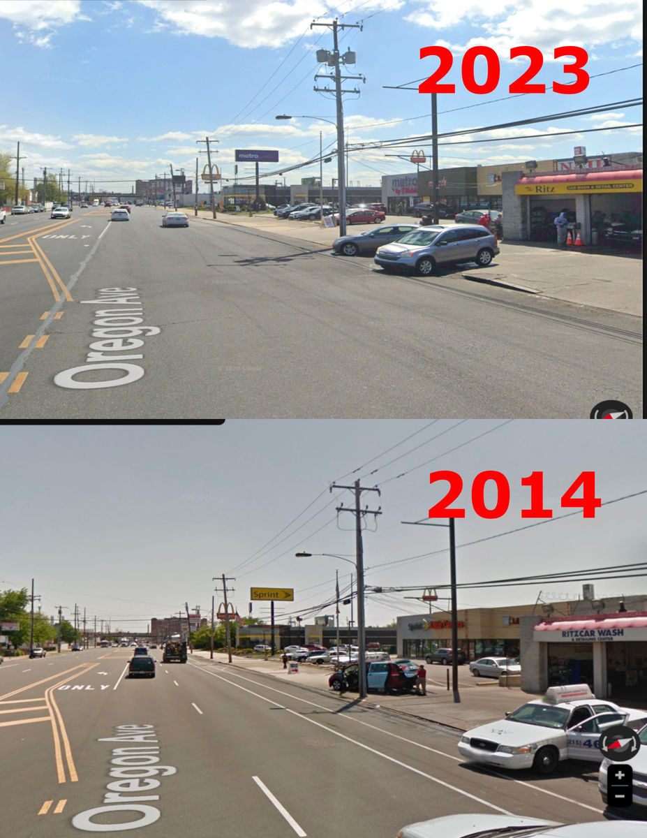 Photographic documentation of the work as submitted to the city's 311 record.