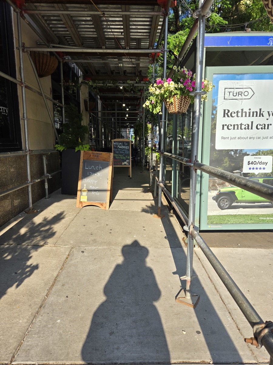 Photographic documentation of the work as submitted to the city's 311 record.