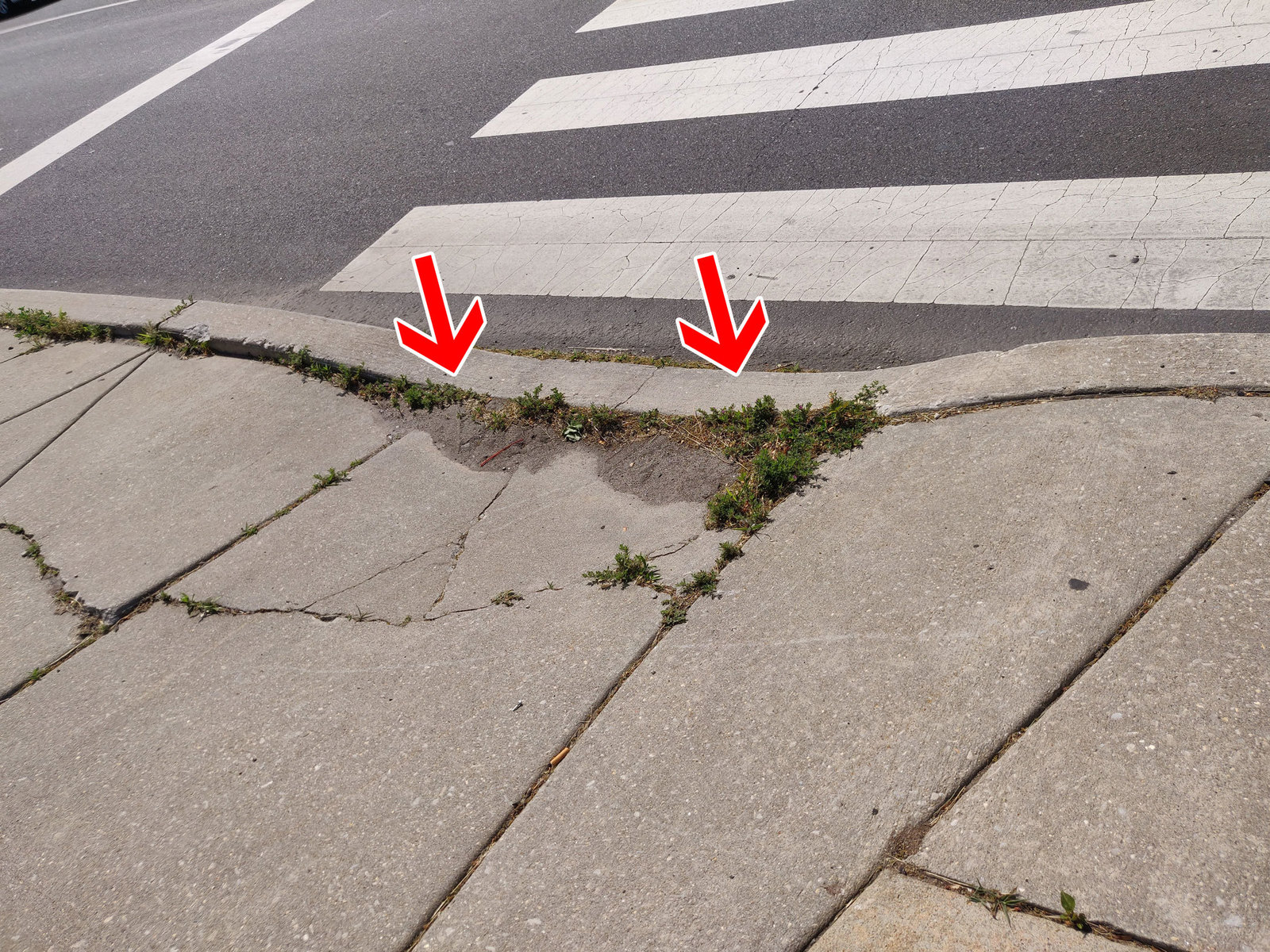 Photographic documentation of the work as submitted to the city's 311 record.