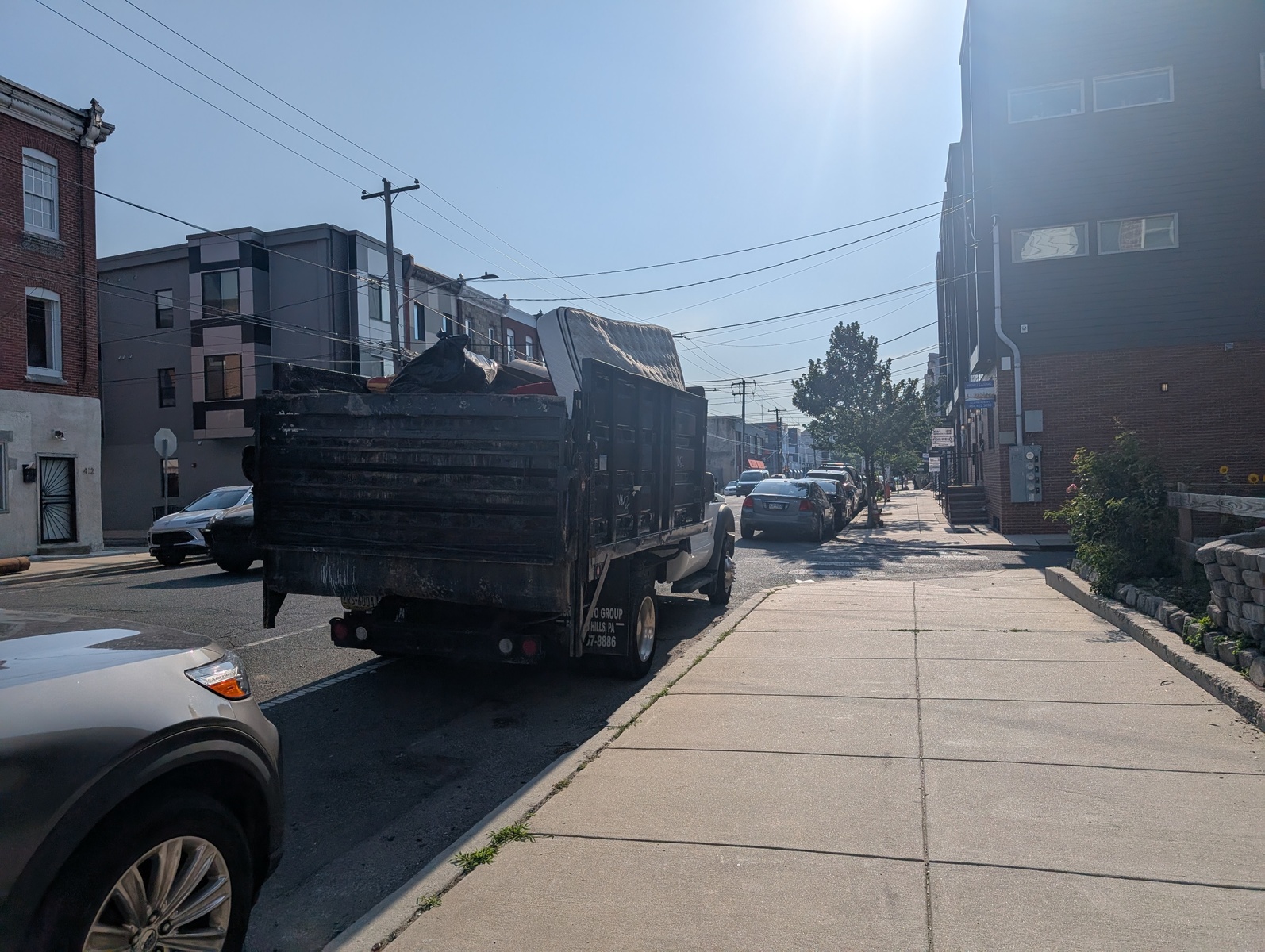 Photographic documentation of the work as submitted to the city's 311 record.