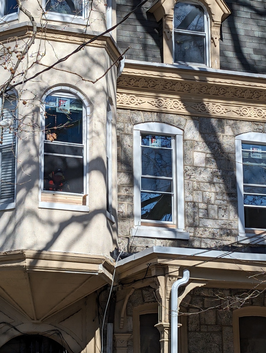 Photographic documentation of the work as submitted to the city's 311 record.