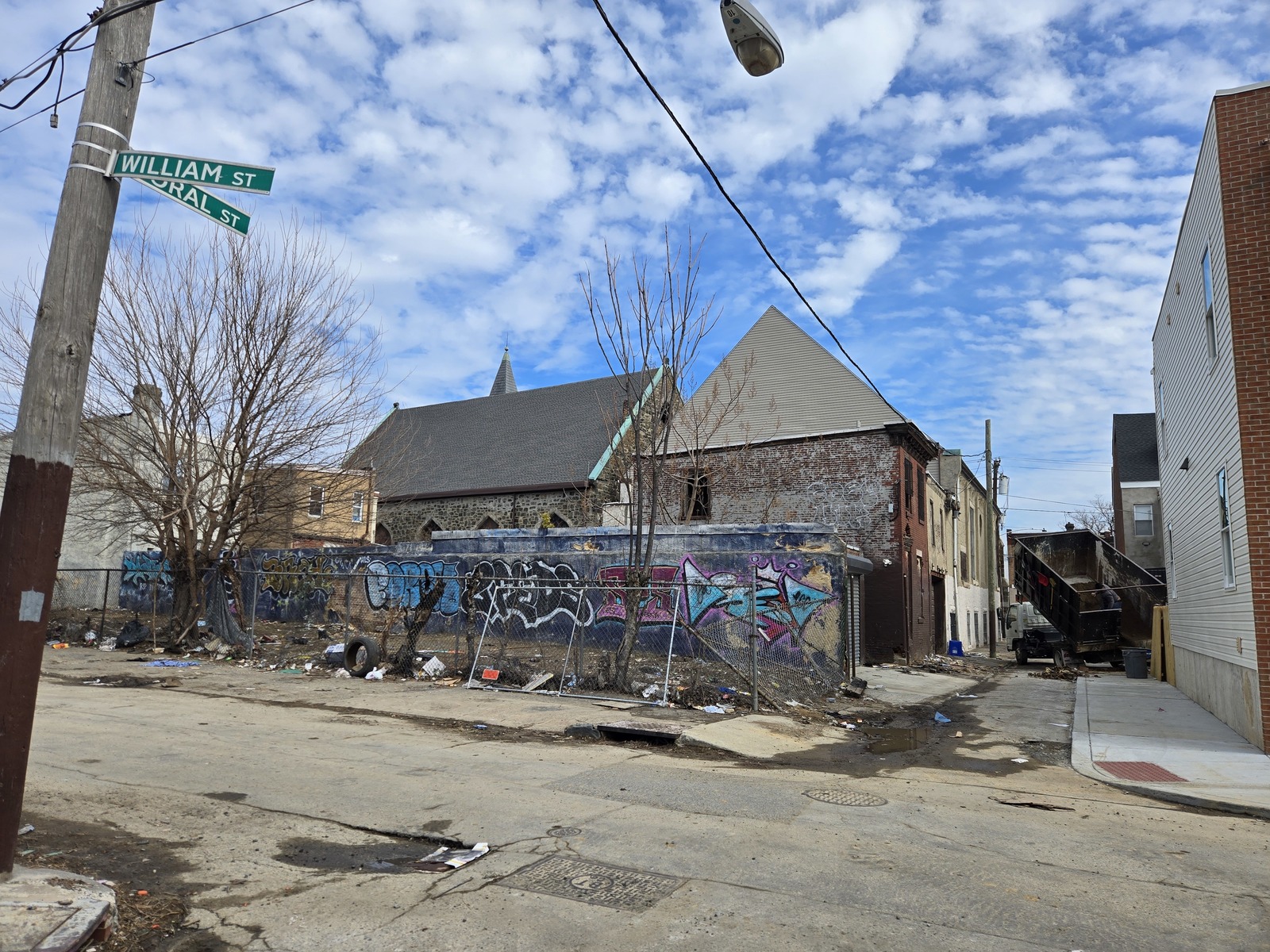 Photographic documentation of the work as submitted to the city's 311 record.