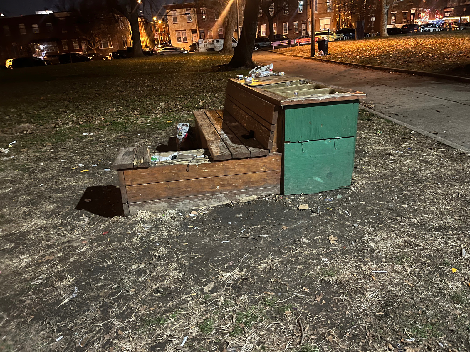 Photographic documentation of the work as submitted to the city's 311 record.