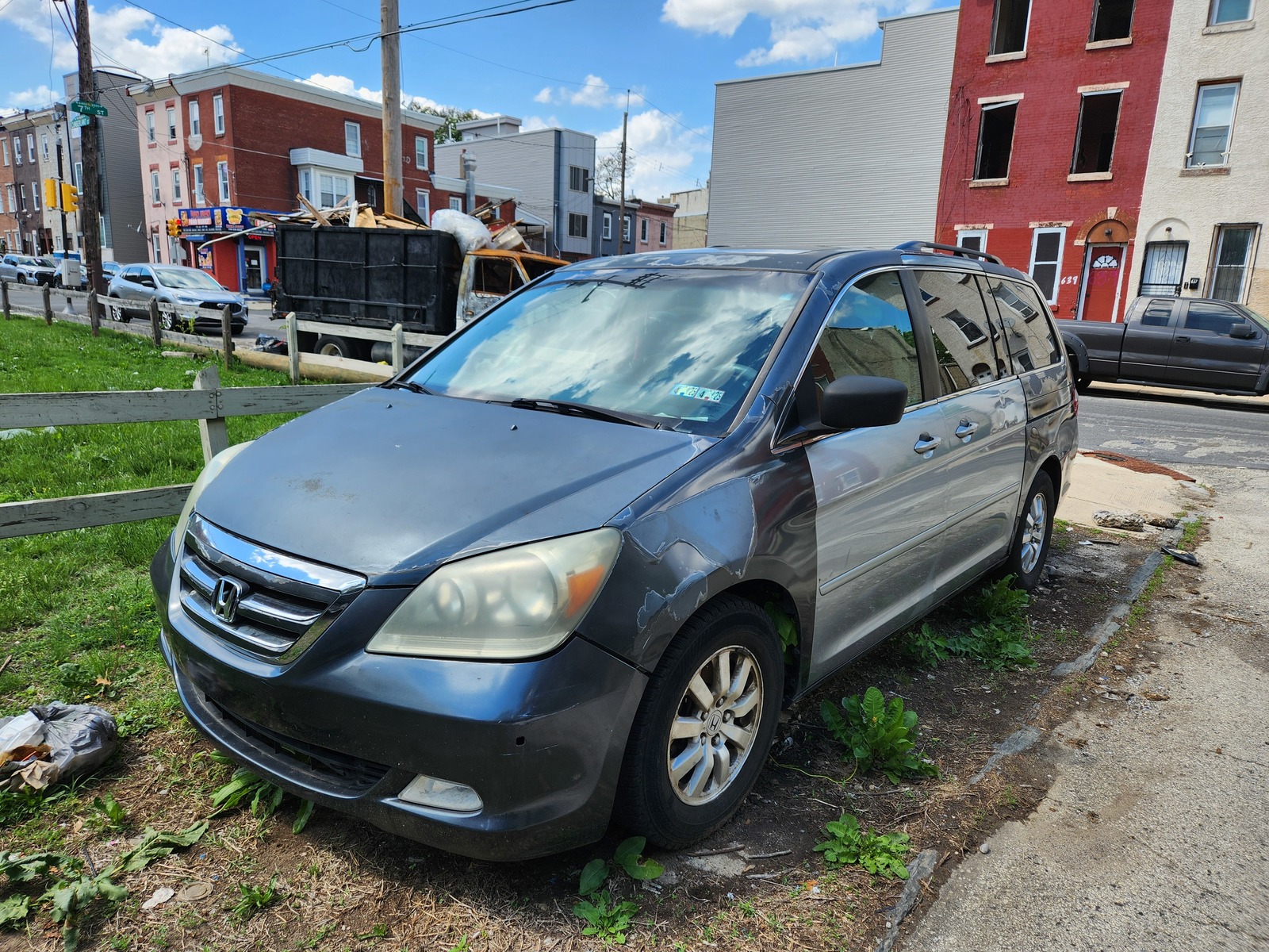 Photographic documentation of the work as submitted to the city's 311 record.