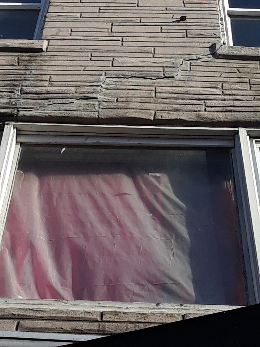 Photographic documentation of the work as submitted to the city's 311 record.