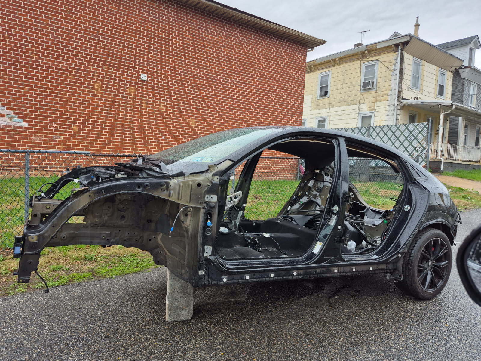 Photographic documentation of the work as submitted to the city's 311 record.