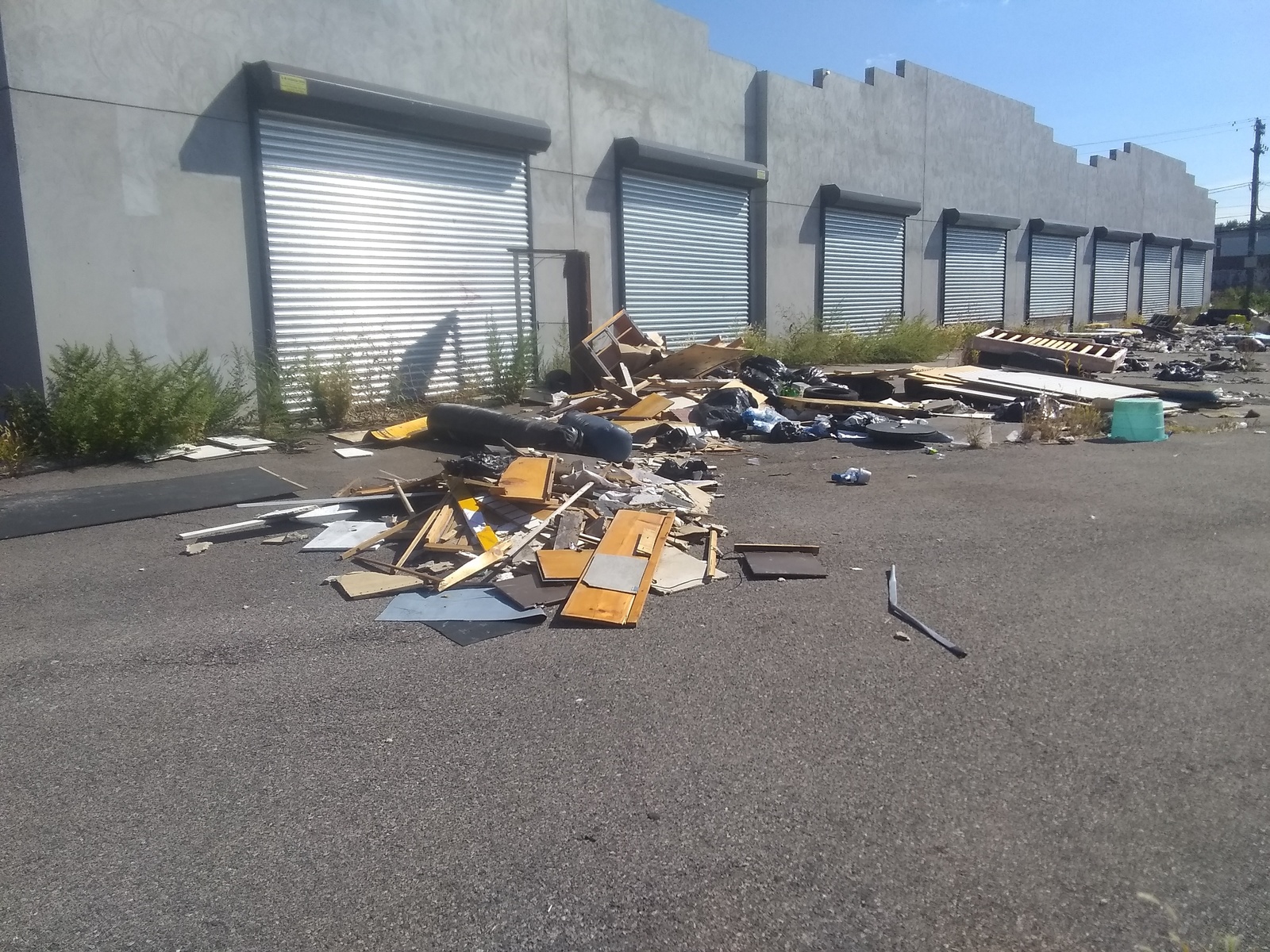 Photographic documentation of the work as submitted to the city's 311 record.