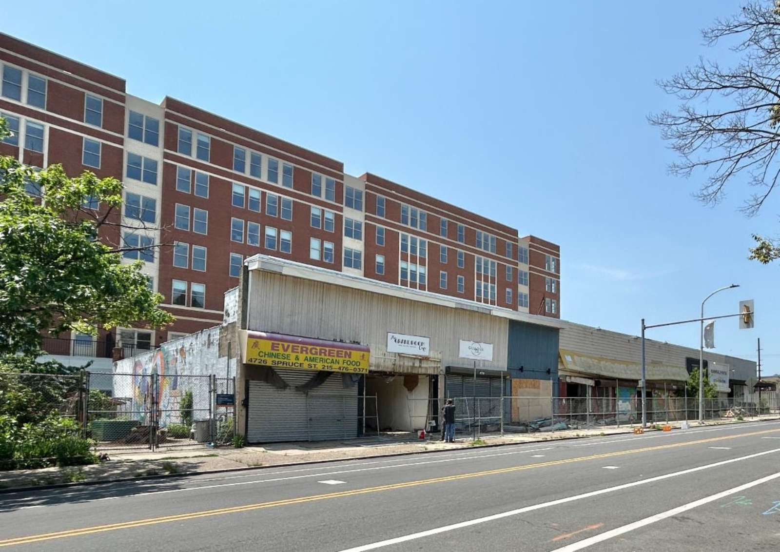 Photographic documentation of the work as submitted to the city's 311 record.