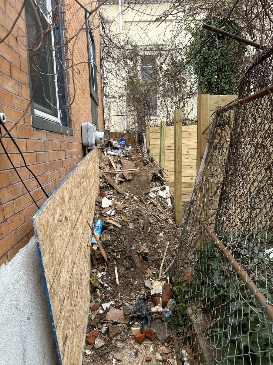Photographic documentation of the work as submitted to the city's 311 record.
