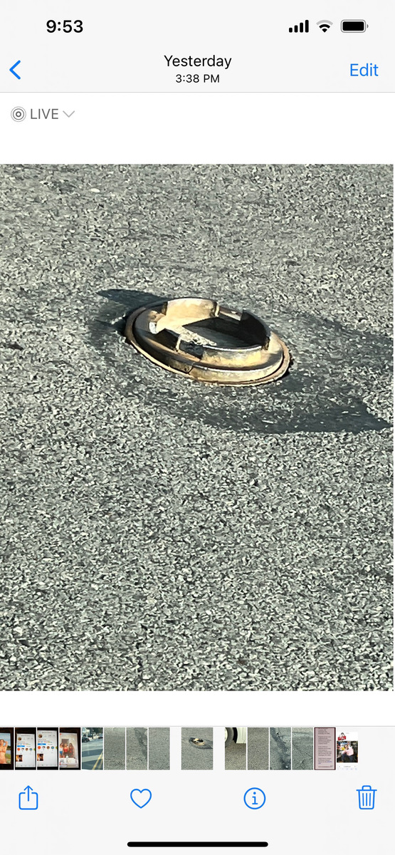 Photographic documentation of the work as submitted to the city's 311 record.