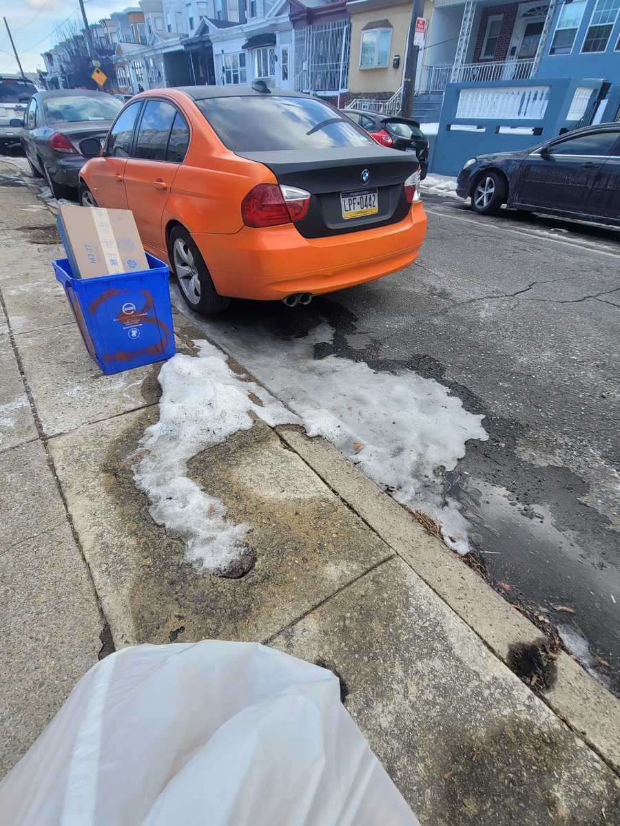 Photographic documentation of the work as submitted to the city's 311 record.