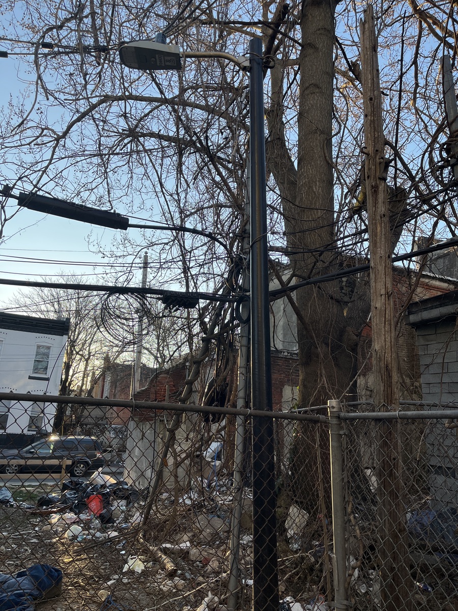 Photographic documentation of the work as submitted to the city's 311 record.