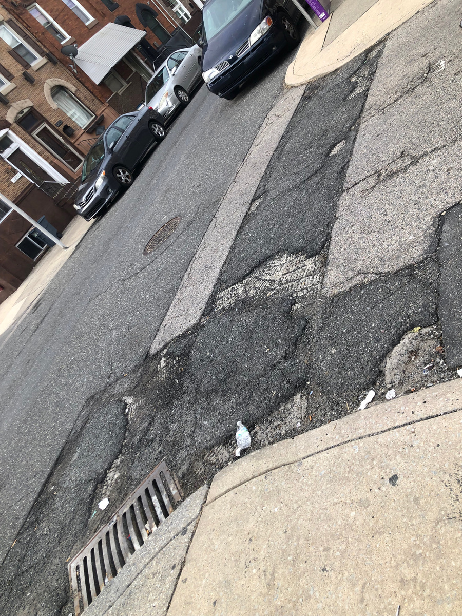 Photographic documentation of the work as submitted to the city's 311 record.