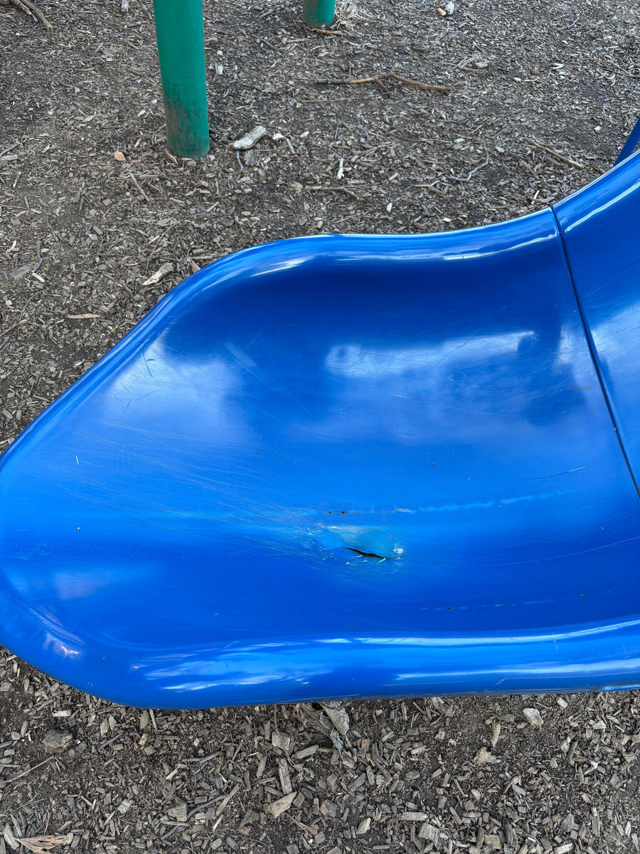 Documentation of Cobalt Curve, Playground Surface — Wissahickon, as submitted to Philadelphia 311.