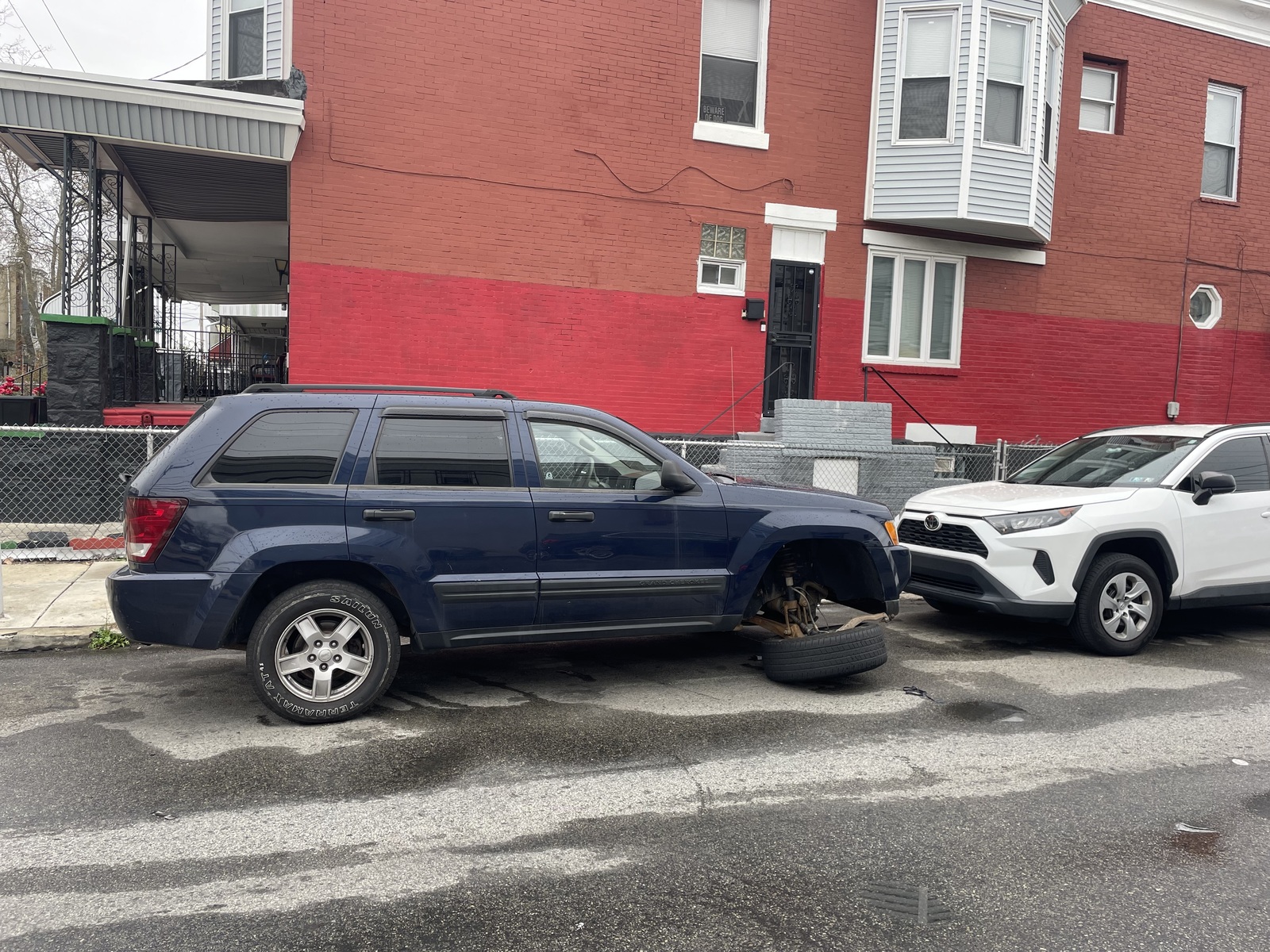 Photographic documentation of the work as submitted to the city's 311 record.