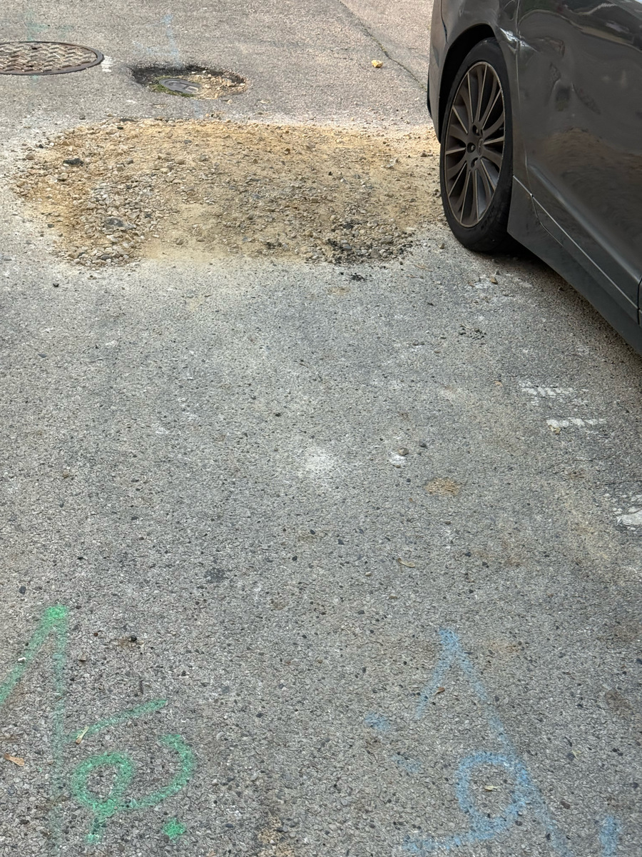 Photographic documentation of the work as submitted to the city's 311 record.