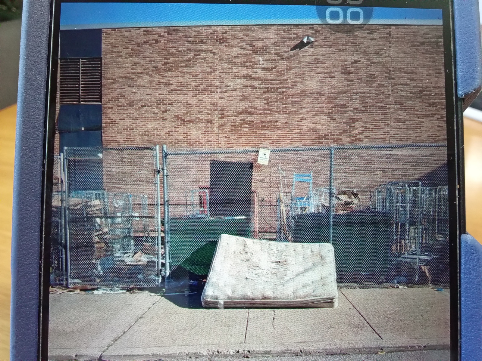 Photographic documentation of the work as submitted to the city's 311 record.