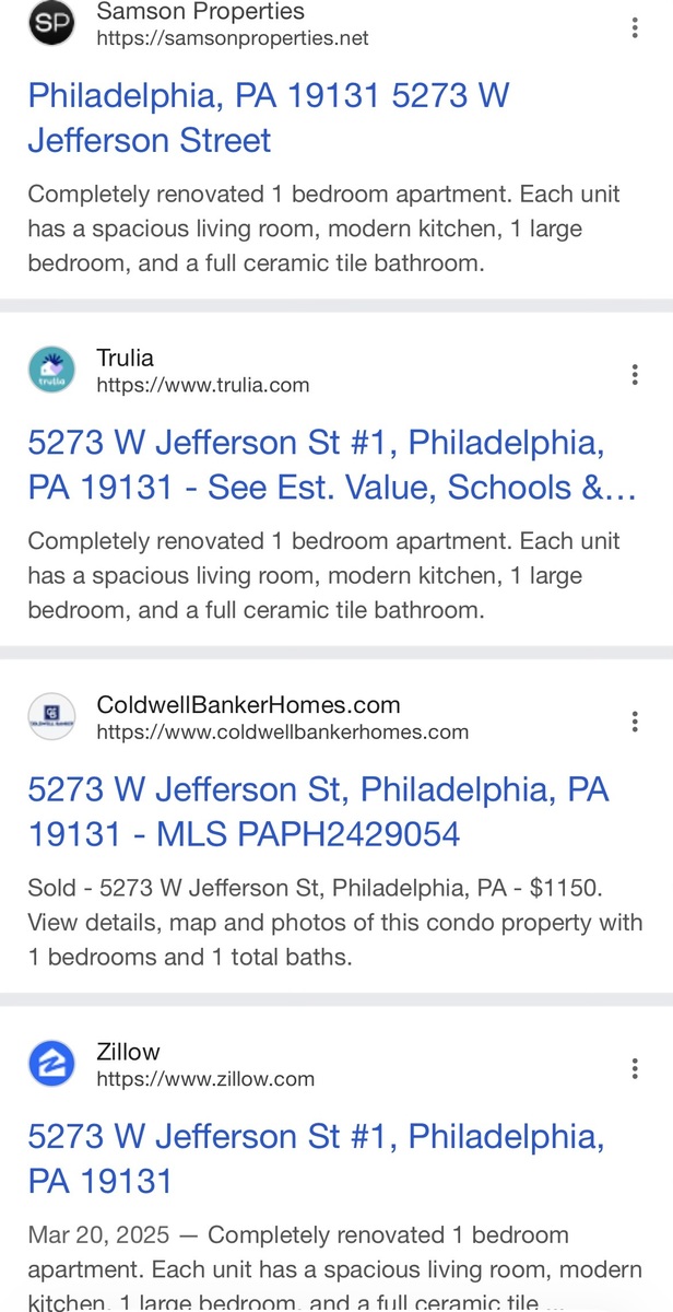 Photographic documentation of the work as submitted to the city's 311 record.